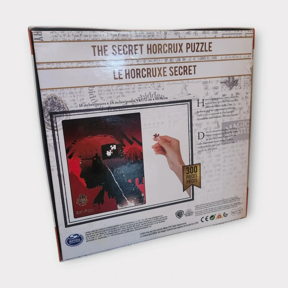 Harry Potter Gift Set 300 Piece Puzzle Secret Horcrux Accessory Stickers Pack